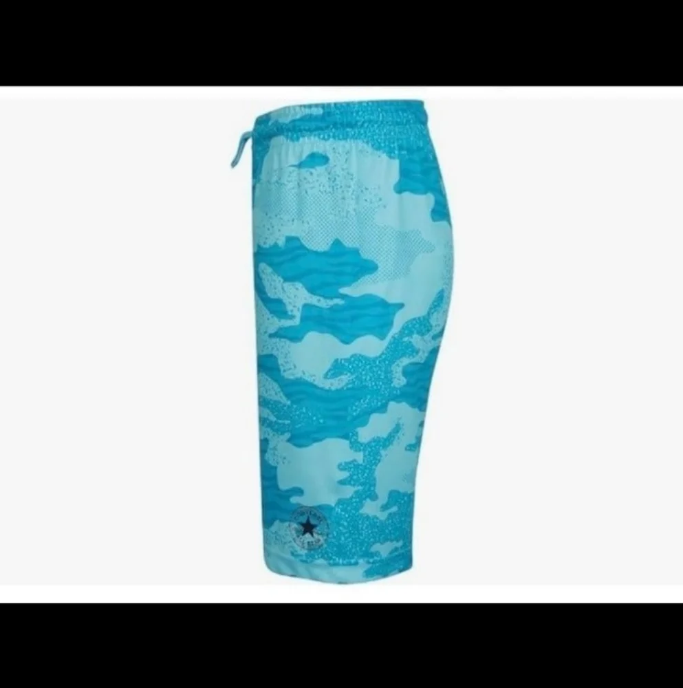 Converse Boys Chuck Mesh Shorts Cyan Blue SZ. 6 OR 7 BNWT SO